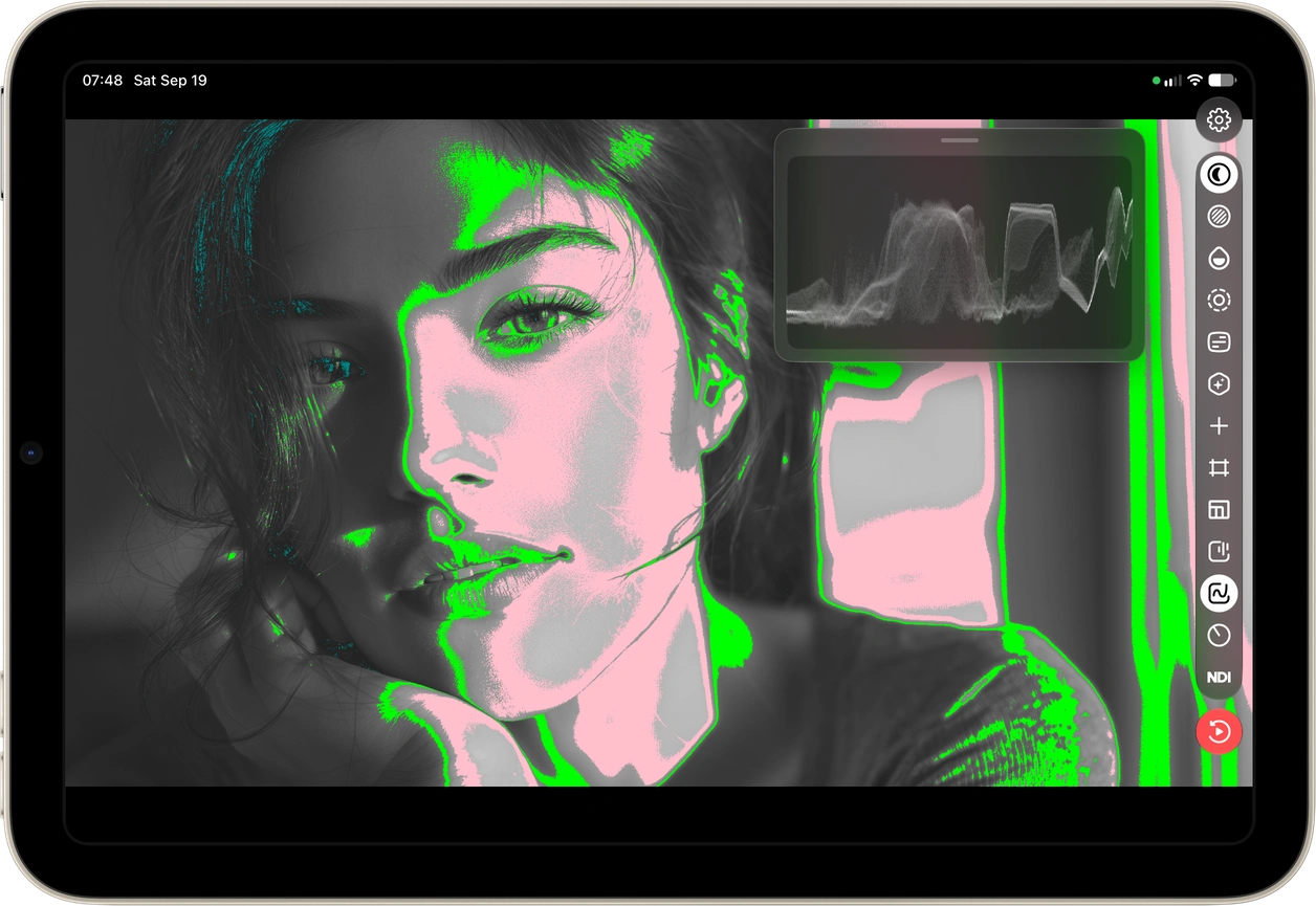 Noir on iPad